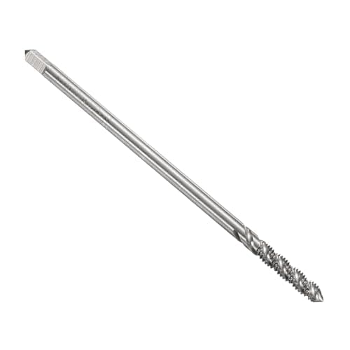 Image of sourcing map Spiral Flute Thread Taps 8-32 UNC 2B Machine Threading Tap Bit, Uncoated Screw Tapping Repair Tool, M2 High-Speed Steel (HSS)