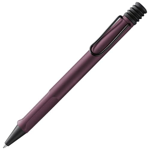 Image of Lamy safari scarlet - Ballpoint Pen with ergonomic grip & line width M - for pleasant long writing - made of robust ASA plastic – including large capacity refill M 16 in black