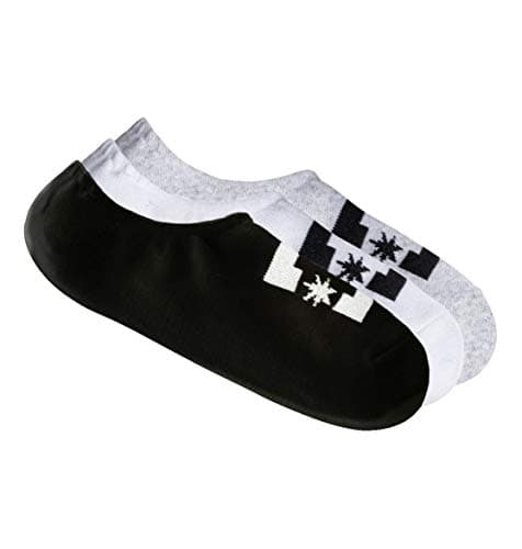 Image of DC Shoes 3 Pack - Liner Socks - Liner Socks - Men - ONE SIZE - Black