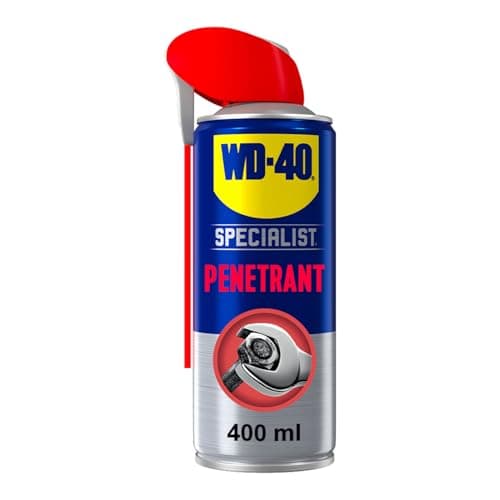 Image of WD-40 Specialist Penetrant Spray, 400ml, Rust Penetrating Oil Spray for Loosening Rusted Nuts & Bolts, Hinges, Locks, and Gears, Rust Prevention, Smart Straw Included