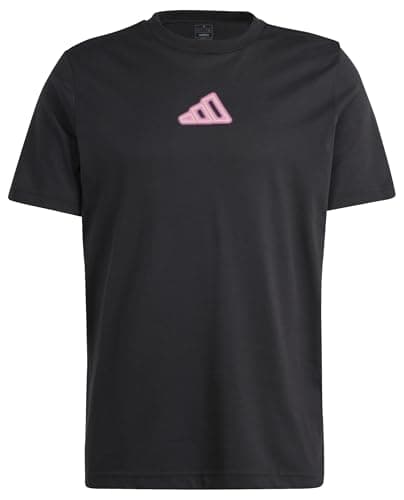 Image of adidas Men's AEROREADY Tennis Play Graphic Tee, Black, M