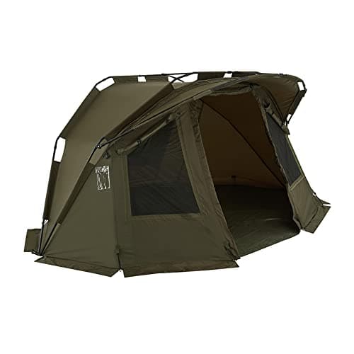 Image of Westlake Fragment 1 Man Bivvy Fishing Tent with Detachable Peak & Internal Groundsheet, Easy to Pitch, Durable, Waterproof Shelter for One Person, All Year Round Use Includes Carry Bag, 10'000mm HH