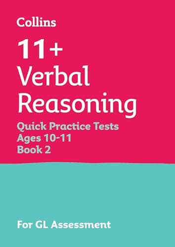 Image of 11+ Verbal Reasoning Quick Practice Tests Age 10-11 (Year 6) Set B: For the 2026 GL Assessment Tests (Collins 11+ Practice)