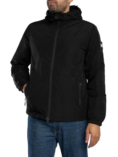 Image of Weekend Offender Men's Technician Face Mask Jacket, Black, XXL