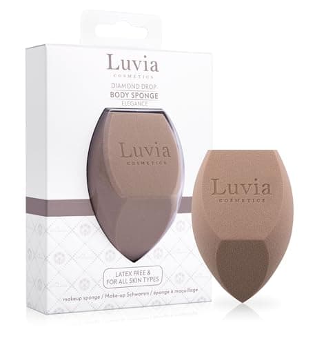 Image of Luvia Beauty Blender Sponge Large Make Up Beauty Egg XXL, Prime Vegan Body Sponge Cosmetics for Body and Face, Ideal for Foundation, Concealer, Highlighter Techniques and Powder Make-Up