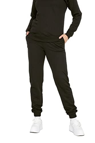Image of Long Tall Sally - LTS Tall Cuffed Drawstring Joggers - Women's Black