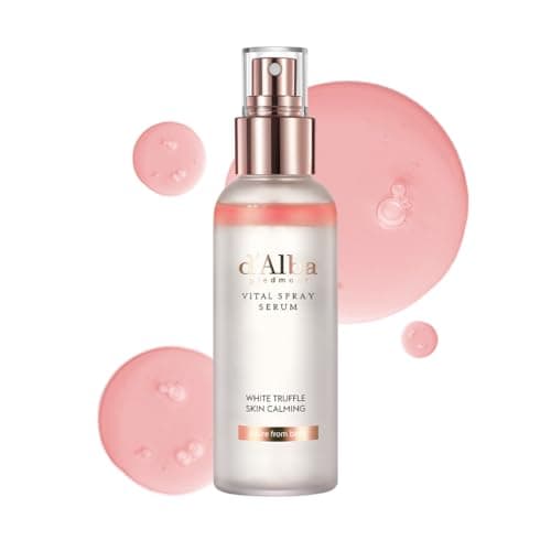 Image of d'alba Italian White Truffle Spray Serum, Revitalising, Moisturising, Soothing Serum Face Mist Spray, SOS Solution for Red and Sensitive Skin, Vital