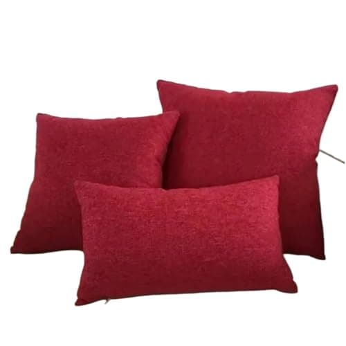 Image of CQAHDSEVF Throw Pillow Cases, Sofa Pillow Covers Multicolor Multiple Sizes Solid Cushion Cover Home Decorative Throw(Kd-12,40 x 40 cm (Pack of 1))