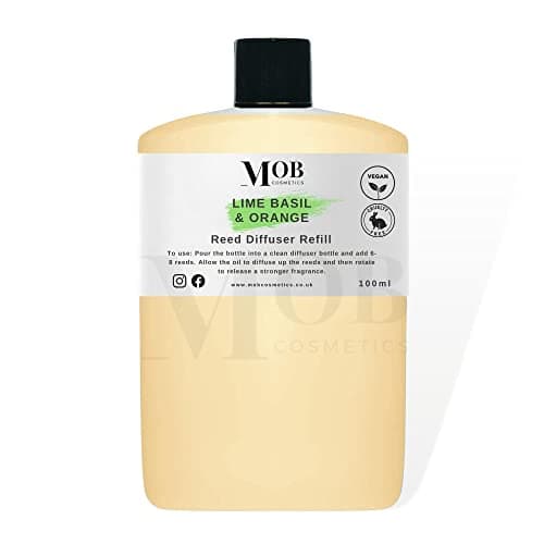 Image of Designer & Fine Fragrance Reed Diffuser Oil Refill 100ml - Highly Concentrated (Lime Basil & Mandarin)