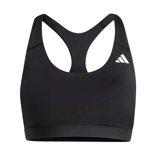 Image of adidas Women's Optime Essentials Workout Medium Support Bra, Black, M