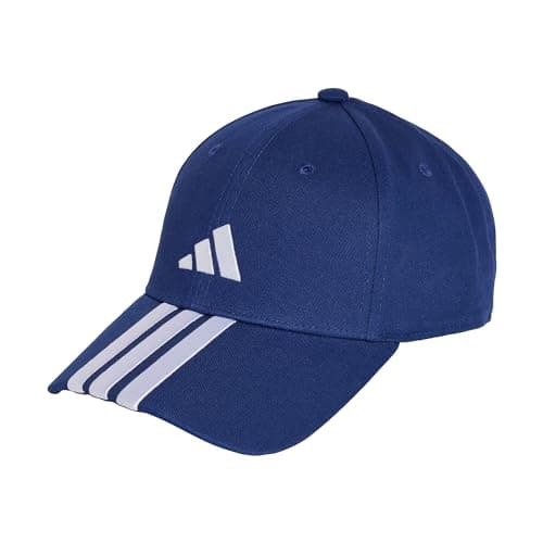 Image of adidas Unisex Bball 3S Cap NEW Logo, Dark Blue/White, S-M
