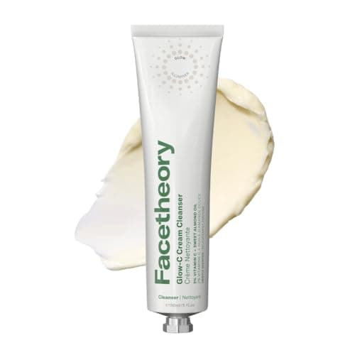 Image of facetheory Glow-C Vitamin C Cleanser (Unscented) - Daily Brightening Face Wash with Vitamin C & Sweet Almond Oil - Natural Face Cleanser for All Skin Types (150 ml)