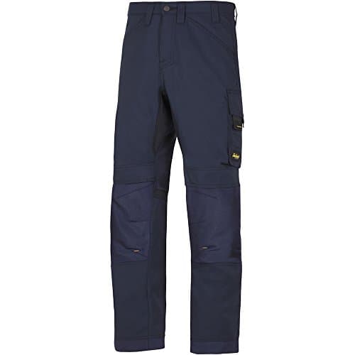 Image of Snickers 63019595088 Size 88"AllroundWork" Work Trousers - Navy Blue