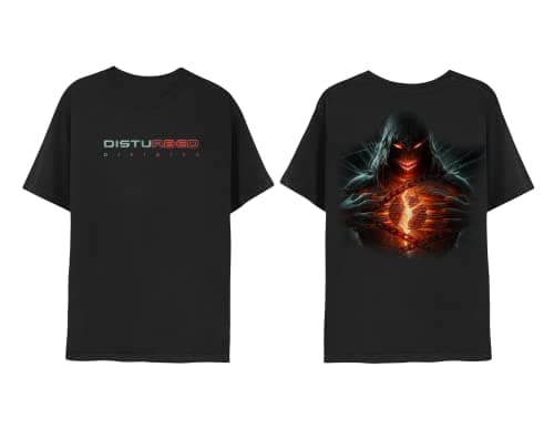 Image of Disturbed Unisex Adult Disturbed Divisive T-Shirt, Black, XL