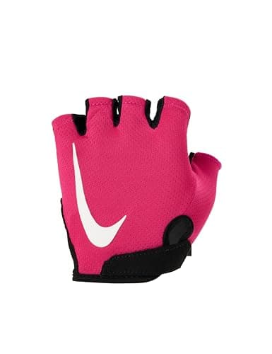 Image of Nike Women's Gym Essential Fitness Gloves 2.0 Gym Training Grip Gloves Workout Strength Training, Vivid Pink/Black/White, M