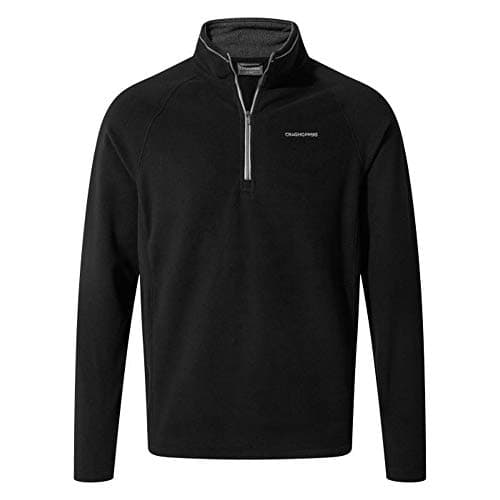 Image of Craghoppers Corey Half Zip Men's Fleece Jacket, mens, CMA1246, Black , XXL