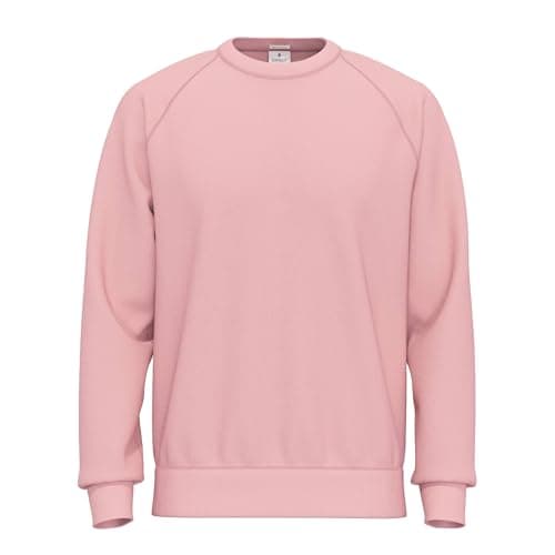 Image of SoftSpun Sweatshirt for Men UK | 100% Original Plain Raglan Mens Crew Neck Terry Cotton Sweatshirts Jumpers for men | Year-Round Men's Sweatshirts No Hood for Casual, Work and Gym