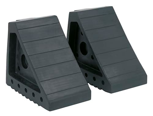 Image of Sealey Wc01 Rubber Wheel Chocks 2.2Kg - Pair
