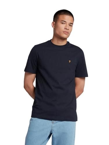 Image of Farah T-Shirts Danny REG SS TEE, True Navy, M UK