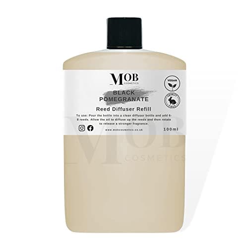 Image of Designer & Fine Fragrance Reed Diffuser Oil Refill 100ml - Highly Concentrated (Pomegranate Black)