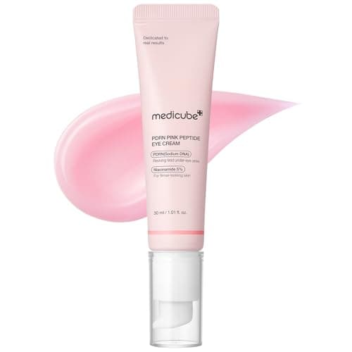 Image of medicube Eye Serum with Salmon DNA PDRN & Pink Peptides | 99% Purity Retinol for Fine Lines | PDRN & Niacinamide for Uneven Skin Tone | Korean Skincare, 1.01 fl.oz