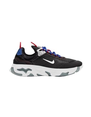 Image of Nike React Live (GS), Kids Running Shoes, Anthracite White Black Lt Smoke Grey, 4.5 UK
