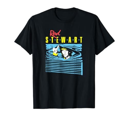 Image of Official Rod Stewart Blinds Legend Retro T-Shirt