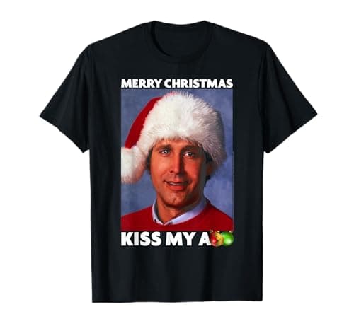 Image of National Lampoon's Christmas Vacation Merry Kiss T-Shirt