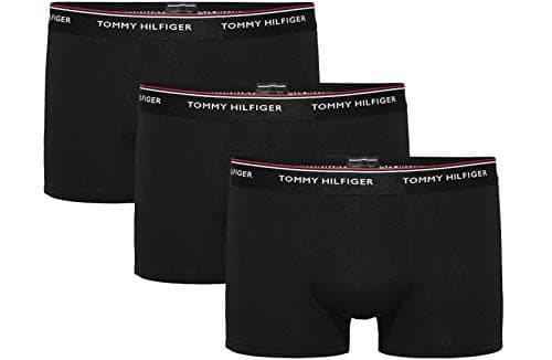 Image of Tommy Hilfiger Men's 3p Trunk 1u87903842 Trunks, Black (Black), M