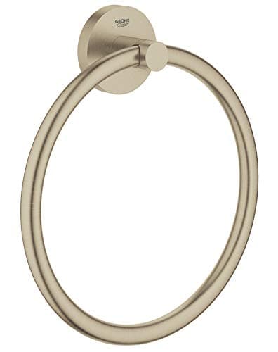 Image of GROHE Essentials New Towel Ring Brushed Nickel 40365EN1