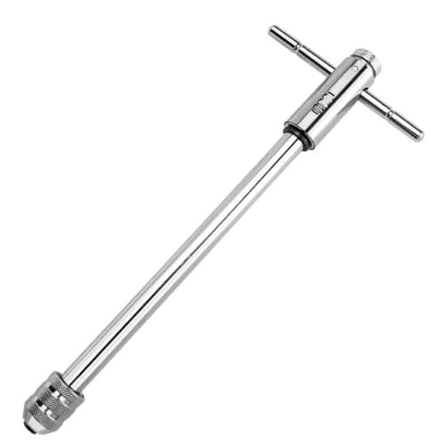 Image of Gasea Adjustable Ratchet Tap Wrench for M5-M12 Thread Taps, Ratcheting T-Handle Holder Reamer Hand Tapping Tool for Machinist Repair