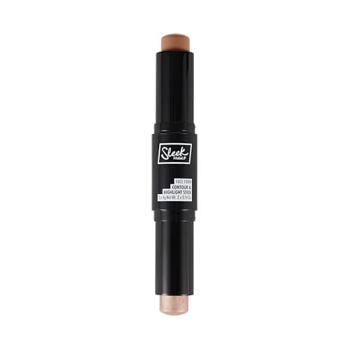 Image of Sleek MakeUP Face Form Contour & Highlight Stick - 2-in-1 Cream Contour and Highlighter, Buildable Lightweight Formula with Jojoba Oil & Vitamin E, 8g (Light)