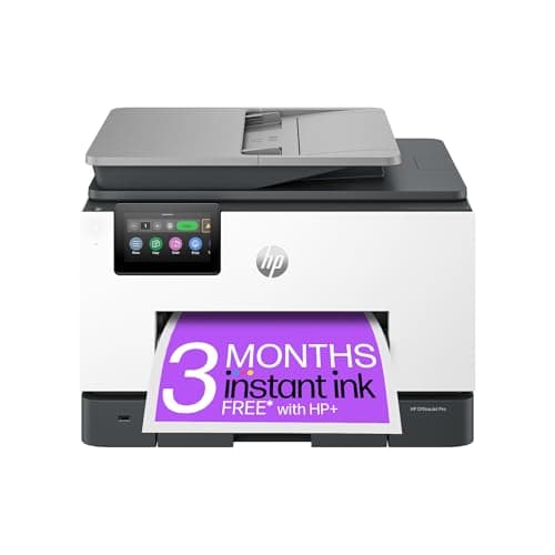 Image of HP OfficeJet Pro 9135e All-in-One Printer | Colour | Printer for Small Office | Print, Scan, Copy, Fax | 3 Months of free Instant Ink | Up To 3 Year Warranty