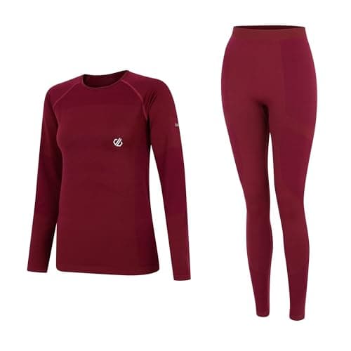 Image of Dare2B Womens In The Zone II Base Layer Set with advanced Q-Wic+ technology, perfect for Wintersports & Outdoors
