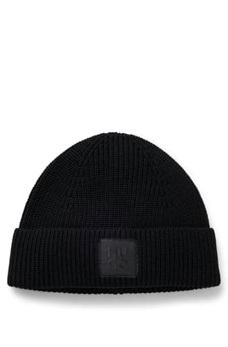 Image of Hugo Women's Beanie, Black, One Size