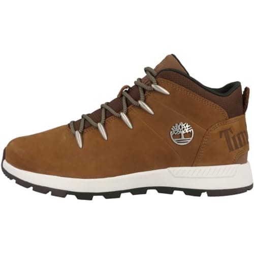 Image of Timberland Sprint Trekker Nubuck Mid Mens Rust Brown Boots-UK 7 / EU 41