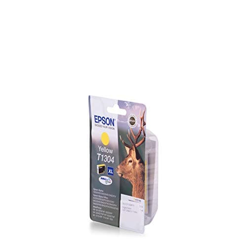 Image of Epson C13T13044010 T1304 Stylus High Yield Ink Cartridge, Yellow, Genuine