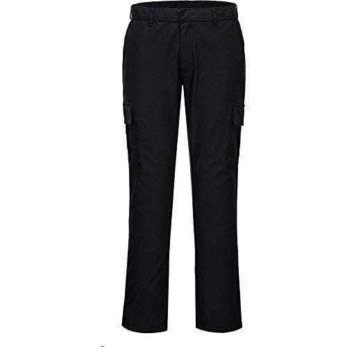 Image of Portwest S231BKR36 Stretch Slim Combat Trouser, Black, 36
