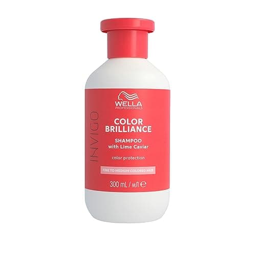 Image of Wella Professionals Invigo Color Brilliance Color Protection Shampoo - Keeps Hair Colour Vibrant and Protected - Hair Care for Fine and Medium Hair 250ml