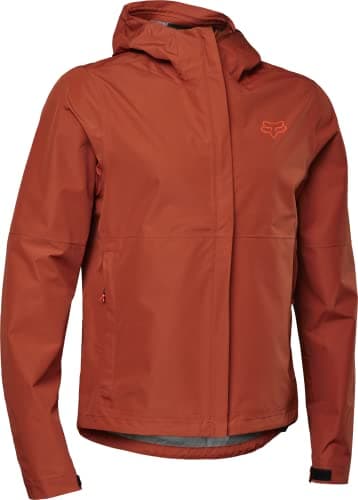 Image of Fox Racing Men's Ranger Off Road Packable Rain Jacket, Copper, XL