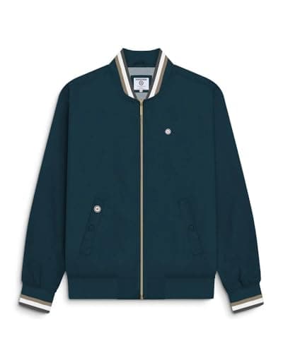Image of Lambretta Mens Retro Monkey Jackets (UK, Alpha, 3XL, Regular, Regular, DK Navy(Cashew/White/Iron))
