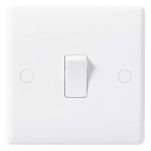Image of BG Nexus 813 - Slimline Intermediate Single Light Switch White