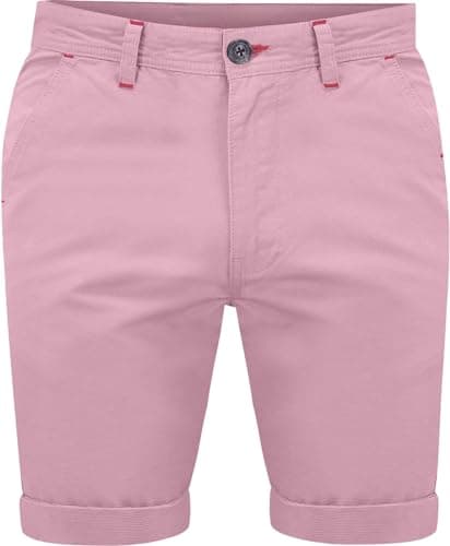 Image of westAce 2k18May New Mens Slim Fit Stretch Cotton Chino Shorts Summer Casual Smart [Baby Pink,34]