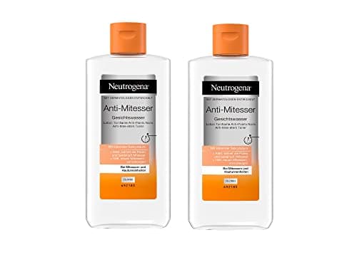 Image of Neutrogena Visibly Clear Blackhead Facial Cleanser/Purifying Cleansing Water for the Face of Impurities and Blackheads/2 x 200ml