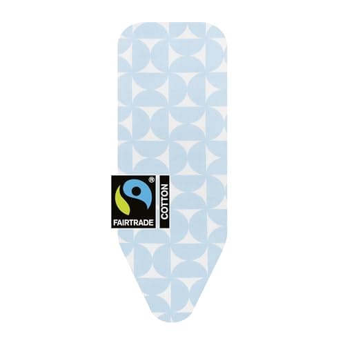Image of Brabantia Ironing Board Cover C 124x45 cm – Fresh Breeze | 100% Cotton Top Layer with 8mm Foam Padding for Size C Ironing Boards | Durable, Washable, and Easy to Install