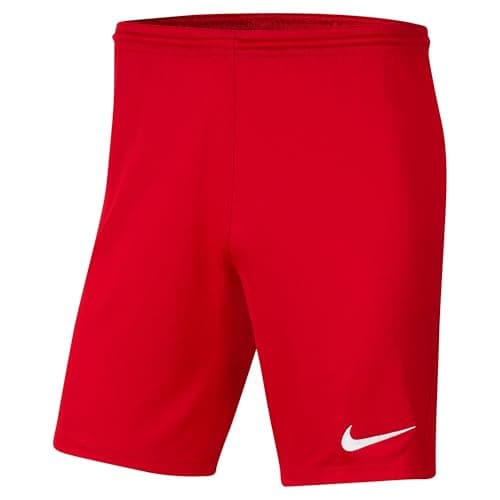 Image of NIKE Mens Dri-fit Park 3 Shorts, University Red/(White), S EU