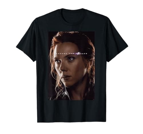 Image of Marvel Avengers: Endgame Black Widow Poster T-Shirt