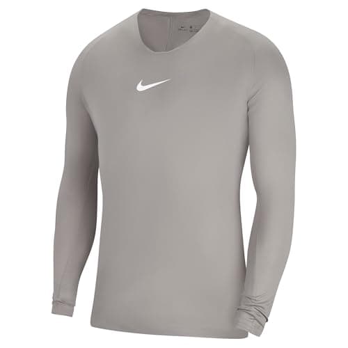 Image of NIKE Men's Nike Park First Layer Thermal Long Sleeve Top, Black Or Grey, M UK