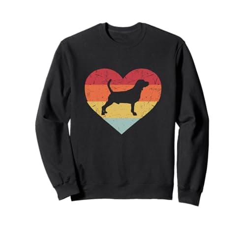 Image of Beagle Gift Men Women Beagle Lovers Dog Vintage Sweatshirt