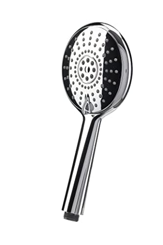 Image of Croydex Varone Aqua Air Water Saving Shower Head - 5 Function Chrome Handset with Aqua Air Water Saving Device and Rub Clean Nozzles, Shower Heads & Spray